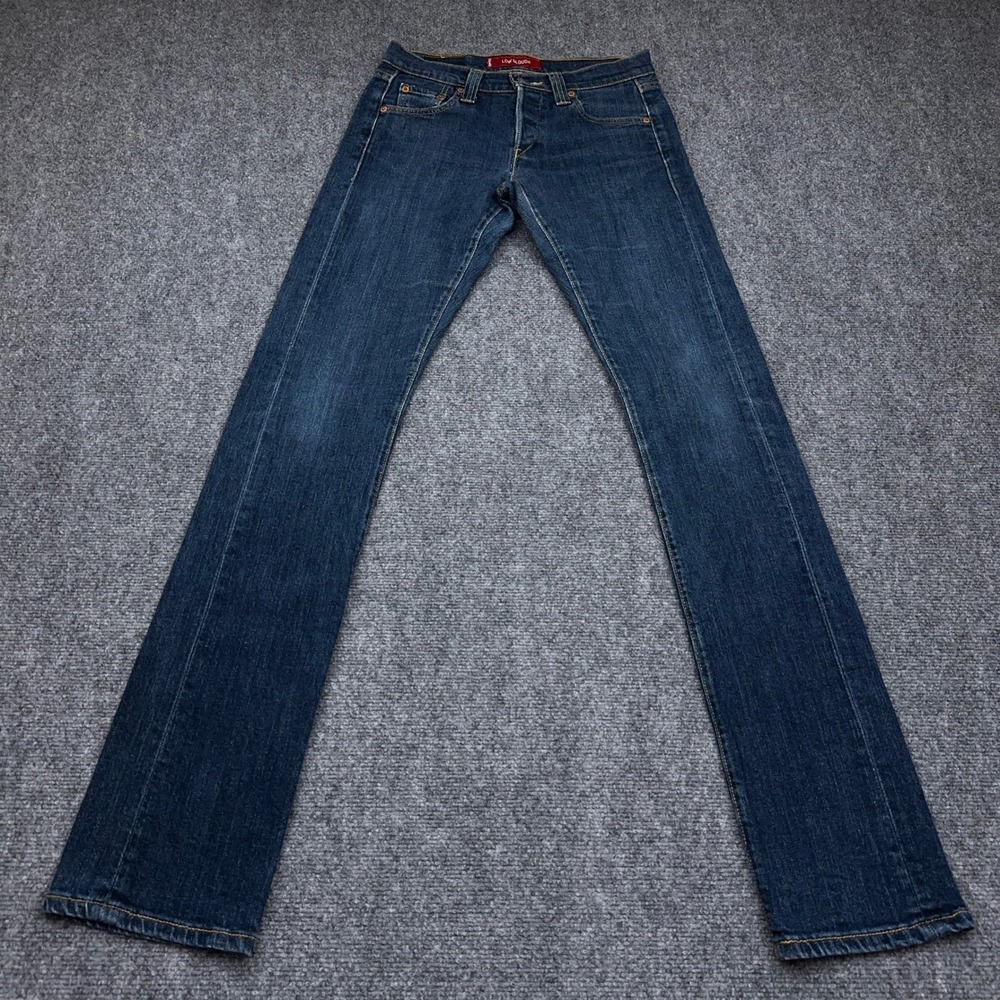 VTG Y2K Levi's 509 Low Slouch Jeans Women's 5 M Button Fly Tough Cuff 28x36
